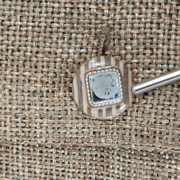 Waistcoat Vest Button Front Pockets Woven Flax Fiber Unisex Possible 40" Blazo - Picture 6 of 7